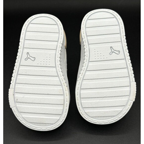 Puma Jada Animal Leopard Print Toddler Sneaker Size 5C White Granola Black NNB - Picture 6 of 16